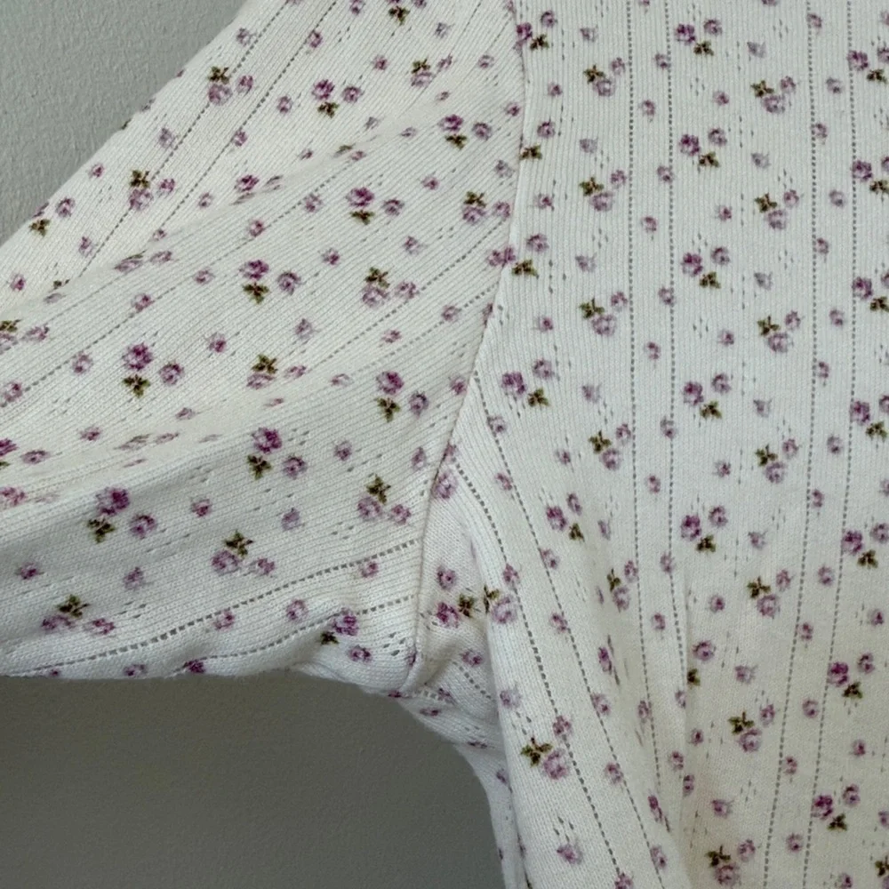 Cou Cou Intimates - English Rose - Cropped Cardi - Medium - Like New! - Picture 5 of 11